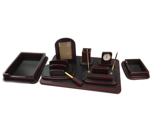 Giá rẻ thiết kế da văn phòng Máy tính để bàn thiết lập lưu trữ Khay bàn Tổ Chức Bộ - Product Image 5