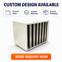 Grille de ventilation acoustique |   Prise d'air insonorisante et résistante aux intempéries pour usines, usages industriels et bâtiments commerciaux