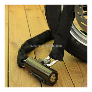 Cadre de sécurité robuste accessoires de vélo serrure à chaîne en acier trempé moto serrure à chaîne alarme de vélo serrure à chaîne - Product Image 1