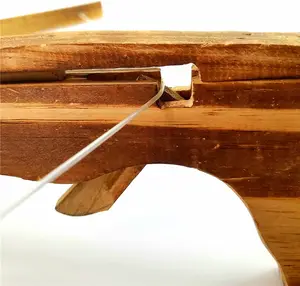 Bộ đồ chơi nỏ gỗ thủ công, chơi ngoài trời, kiểu cổ điển, đầu mềm - Product Image 3