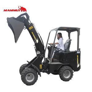 Wl10 Mini Wheelloader 800Kg Kecil Hoflader untuk Pertanian