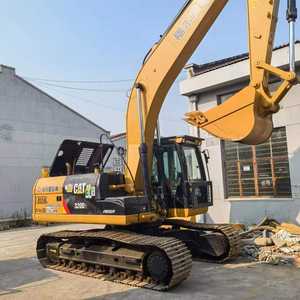 Excavadora de cadenas de 20 toneladas para sitios de excavación medianos, excavadora Caterpillar CAT 320D2 usada de Japón para granja - Product Image 4
