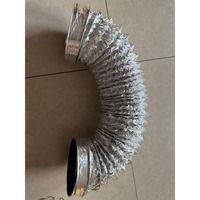 Conduits de ventilation flexibles en aluminium durable pour la chaleur et l'extérieur, utilisés dans les hôpitaux
