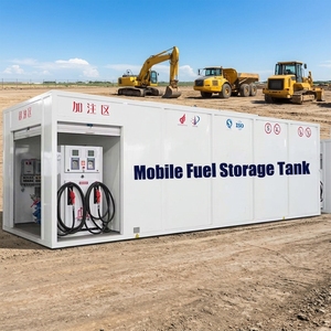 Distributeur de carburant mobile, <span class=keywords><strong>station</strong></span> d'alimentation mobile pour camions, carburant diesel, essence, conteneur ISO de 40 pieds - Product Image 1