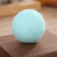 5cm Umweltfreundliche Wollfilzkugeln Runde DIY Kleine Anhänger Weihnachtsbaum-Dekoration Koreanischer Trend 10 Farben Sortiert Großhandel