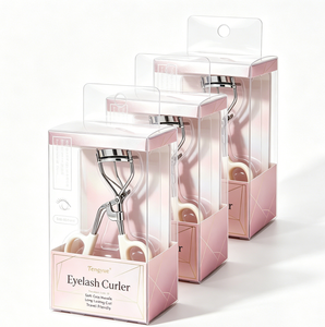 Transparent Clear PVC Box for Eyelash Curler Custom Silicone Eyelash Curler Packaging <b>Boxes</b> Wholesale Supplier - Product Image 3