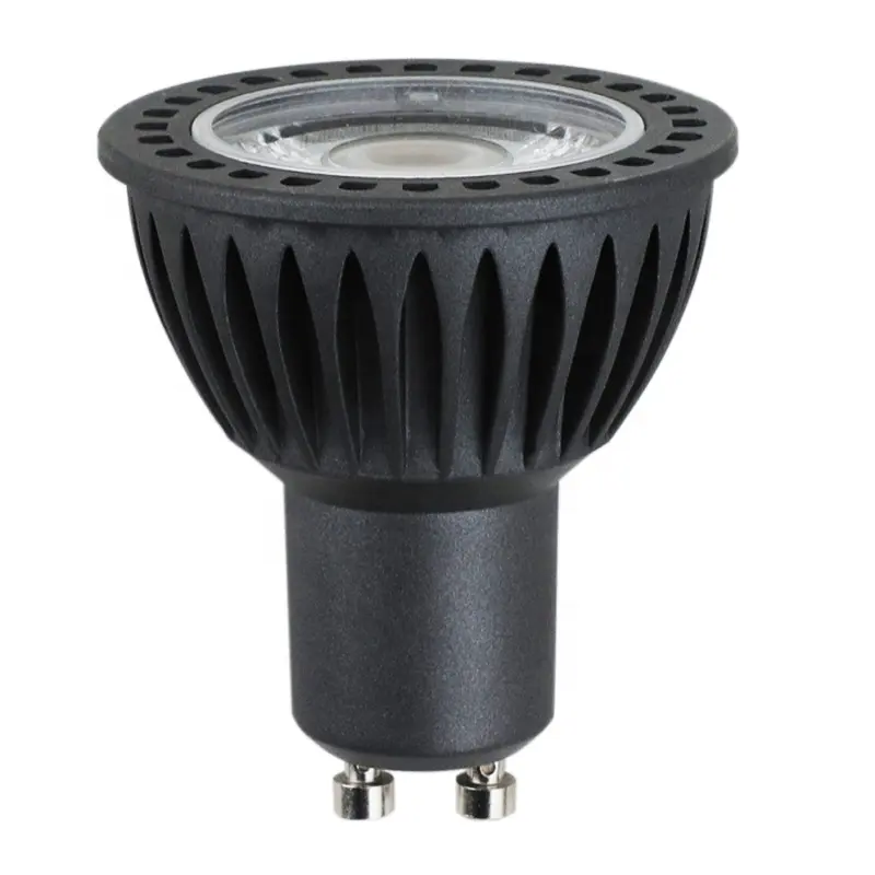 Prezzo di fabbrica AC220v 110V 12V mr16 dimmable spot lampadine 6W 7W 10 gradi narrow angolo a fascio luci led gu10