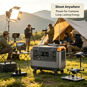 Station d'alimentation portable 3000W, générateur solaire tout-en-un pour la maison, batterie LiFePO4 de secours en cas d'urgence, sortie AC 230V - Product Image 1
