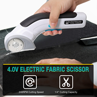 Nouvelles Ciseaux Électriques Portatifs Sans Fil pour Vêtements, Cuir, Petits Tapis, Couture, Épaisseur 3mm