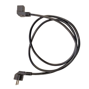Cordon d'alimentation H05VV-F 3GX1.5mm2 de 1,8 m avec prise EU vers C19 coudée à gauche, <span class=keywords><strong>rallonge</strong></span> coudée à 90 degrés, cordon d'alimentation CA - Product Image 3
