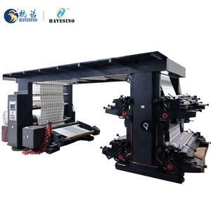 Máy in flexo tốc độ cao cho giấy, màng nhựa, vải không dệt 4 Máy in flexo 6 màu với PLC - Product Image 4