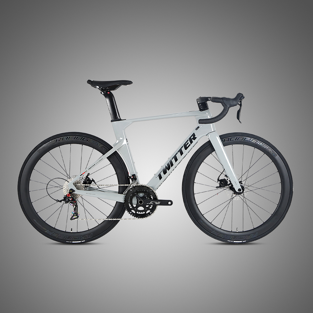 Carbon Fiber 24 Speed Road Bike with Disc Brake & EPS Technology