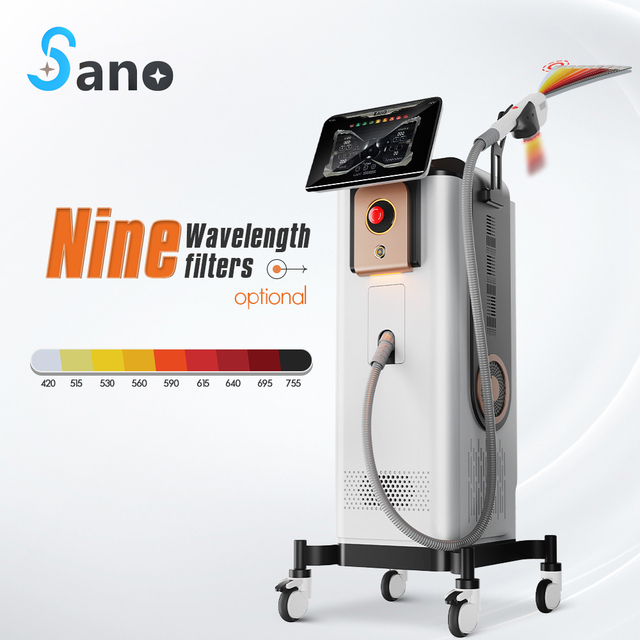 High Quality Efficiency IPL420 560 640nm Laser Filter Color Touch Screen/ IPL OPT Laser Hair Removal IPL Machine