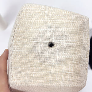 DELIANG Mannequin Tête Affichage Robe Forme Mannequin Buste Pin <span class=keywords><strong>Insert</strong></span> Mousse Recouvert Bambou Lin Tissu pour Perruques Boucles D'oreilles Chapeaux - Product Image 6