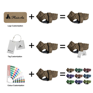 Fournitures de décoration de noël  polaire imperméable hiver vêtements pour animaux de compagnie vêtements veste <span class=keywords><strong>chien</strong></span> <span class=keywords><strong>manteau</strong></span> - Product Image 3