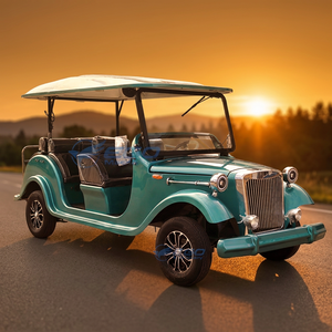 Voiturette de golf rétro populaire homologuée pour la route, buggy électrique de tourisme, voiture classique vintage, 4 à 17 places, à vendre - Product Image 1
