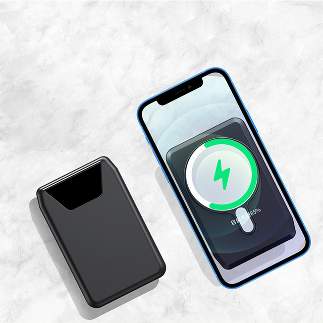 10000mAh Large Capacity PD20W USB-C Fast Charging Wireless Charging Magnetic Power Bank