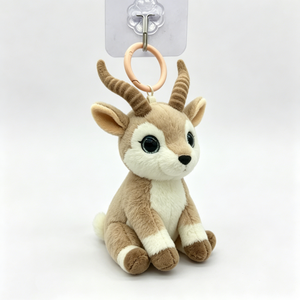 Customized Neutral Color <b>Bear</b> Plush Pillow Charm <b>Cute</b> Sitting Cartoon <b>Bear</b> Stuffed Toy Keychain Mini Stress Relief Plush Gift - Product Image 1