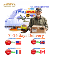 DDP / DAP / Porte à Porte / Dédouanement DDP Porte à Porte Transitaire Aérien Chine vers États-Unis Agent Maritime FBA
