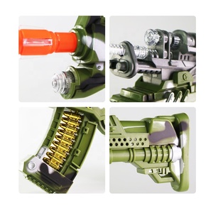 <span class=keywords><strong>Arma</strong></span> electrónica ligera y con sonido para niños, juguete para disparar, verde militar, caja de ventana GUA, embalaje, regalo para niños - Product Image 3