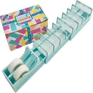 Distributeur multi-rouleaux de ruban adhésif en plastique Station de rangement multi-fentes avec coupe facile pour emballer les emballages Fourniture d'usine OEM - Product Image 6