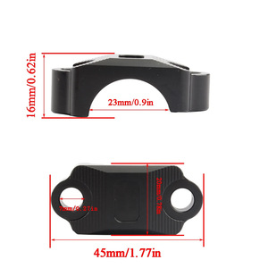 Plaque de pression de frein Zuqing 22mm CNC pour supports de frein d'embrayage de moto KTM BG109 - Product Image 2