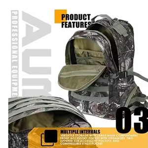 Mochila Resistente al Agua para Exteriores, con Cremallera Externa, para Escalada, Deportes al Aire Libre, Caza, Senderismo, Mochila Duradera, Trampa para Animales - Product Image 2