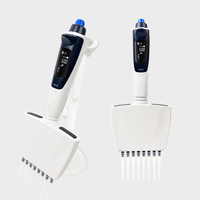 IKEME Laboratoire 10ul-300ul Multichanel Réglable Divers Volume Autoclavable Pipette Électronique Pipette Multi Fonctionnelle