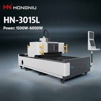 Machine de découpe laser à fibre CNC 1530 avec source laser Raycus MAX, épaisseur de coupe 0-25 mm, 6KW