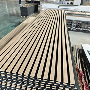 Modern Natural <strong>Veneer</strong> Acoustic Wall Panel with 80% Noise Reduction for Interior Wall Decor - Product Image 6