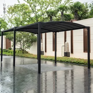 Gazebo de borracha moderna de aço, venda imperdível, quadro gazebo, para áreas externas, fabricantes de jardim