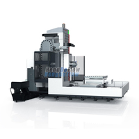 Centre d'usinage multifonctionnel 5 axes haute précision HengDaFlow CNC, fraiseuse horizontale robuste TK130, 22 kW
