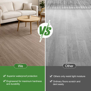 Suelo de Madera de Nogal Americano de Ingeniería Moderna de Primera Calidad, Duradero, con Laca UV, Antideslizante e Impermeable para Sala de Estar, Baño y Hotel - Product Image 5