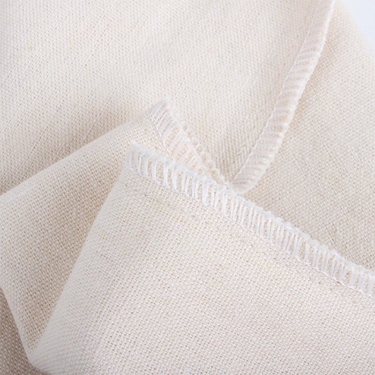 Custom logo sublimation print natural cotton canvas drawstring pouch bag