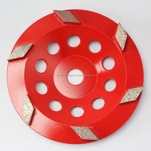 Rueda abrasiva de diamante de doble nivel 3 personalizable, ruedas de copa de molienda manual segmentadas Turbo duraderas, segmento 20nos para - Product Image 4