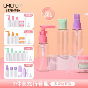 ชุดผลิตภัณฑ์ดูแลผิวพกพา Lmltop ขนาด 50 มล. 80 มล. ขวดเปล่าพร้อมกระจกและหวีสำหรับใบหน้า - Product Image 5