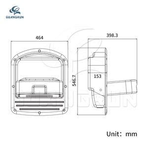 Lavandino Pieghevole Ecologico in Acrilico GUANGRUN, Spessore 5mm, Bianco, <span class=keywords><strong>per</strong></span> <span class=keywords><strong>Camper</strong></span>, Roulotte, Motorhome, Uso Domestico e Nautico - Product Image 2