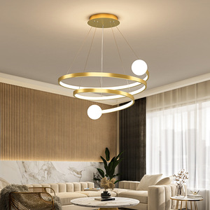 Nordic Style LED Ceiling <b>Light</b> Modern Minimalist Luxury Chandelier for Living Room <b>Dining</b> Room Unique Pendant <b>Light</b> for Bedroom - Product Image 6