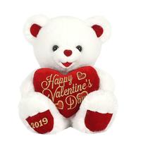 Ours en peluche personnalisé, mignon, en forme de cœur, en peluche rouge, ours en peluche pour la Saint-Valentin, cadeau de la Saint-Valentin