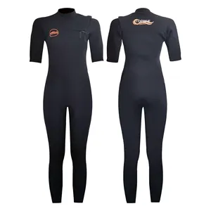 도매 OEM 봄 여름 Freediving 서핑 다이빙 정장 여성 슈퍼 스트레치 네오프렌 3mm 가슴 지퍼 잠수복