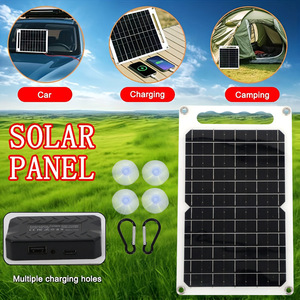 Panneau solaire flexible Lan Aoyue 10W, portable, pour le camping en plein air, les voyages et la recharge - Product Image 5