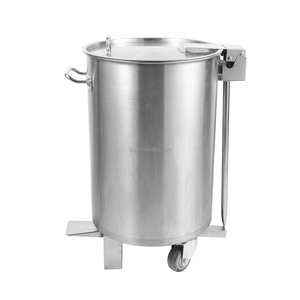 ถังขยะพลาสติกขนาดใหญ่ 50L/75L/100L กันน้ำ กันกลิ่น ใช้เท้าเหยียบ สำหรับใช้ภายในอาคาร - Product Image 3