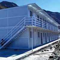 HAOSAI Maison pliable préfabriquée à faible coût, conteneur de stockage pliable en béton à montage rapide, maison pliable pour l'école