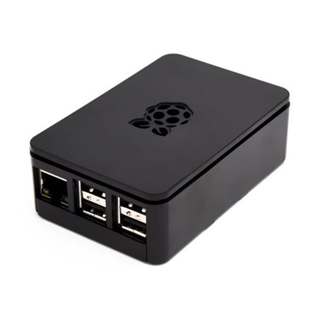 Hot Selling Raspberry Pi 3 Model B+ ABS Case Plastic Box Shell Cover Housing With Logo for Raspberry Pi 3 case