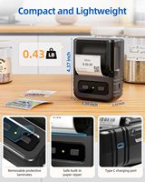 Imprimante d'étiquettes thermiques Phomemo M102, machine à créer des autocollants portable sans encre pour les petites entreprises, machine à étiquettes de prix avec code-barres