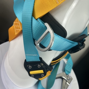 Prévention des chutes <span class=keywords><strong>couvreur</strong></span> Construction échafaudage PPE harnais de corde de sécurité boucle en aluminium réglable ceinture de sécurité complète du corps - Product Image 4