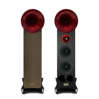KYYSLB Enceinte Hi-Fi Audiophile de Sol 12 Pouces avec Amplificateur, Trois Voies, Double Basse, Haut de Gamme