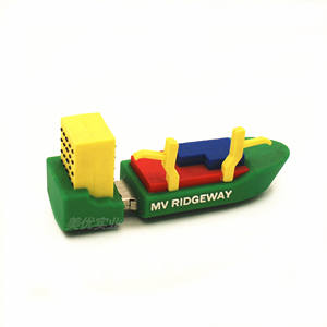 China hace una unidad flash USB en forma de barco para <span class=keywords><strong>Aliexpress</strong></span>, regalos de empresa al por mayor, memoria USB en forma de barco de carga - Product Image 2