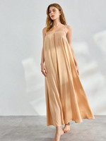 Chemise de nuit pour femmes robe d'été sans manches avec fines bretelles robes de nuit pour femme robes de maternité