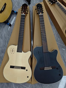 Guitarra Clásica Silenciosa CG100 de 6 Cuerdas con Diapasón de Palisandro y Aros de Ébano con Acabado Mate - Product Image 6